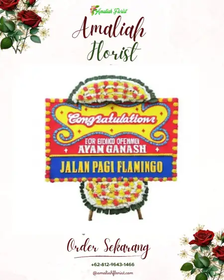 Sewa Papan Bunga Kawasan Perkantoran Pluit Jakarta Utara