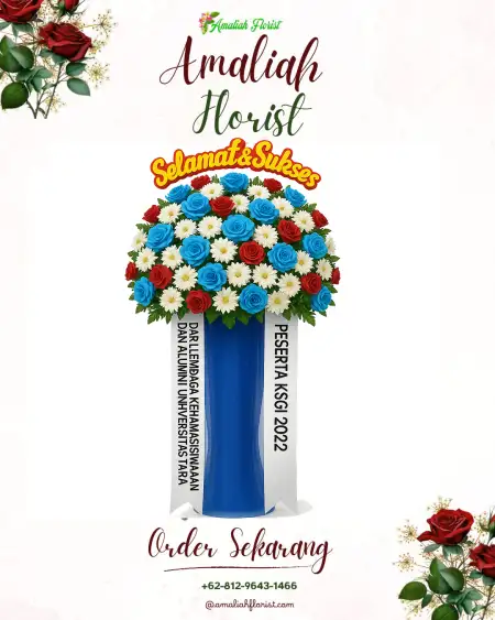 Standing Flowers Kawasan Perkantoran Pluit Jakarta Utara